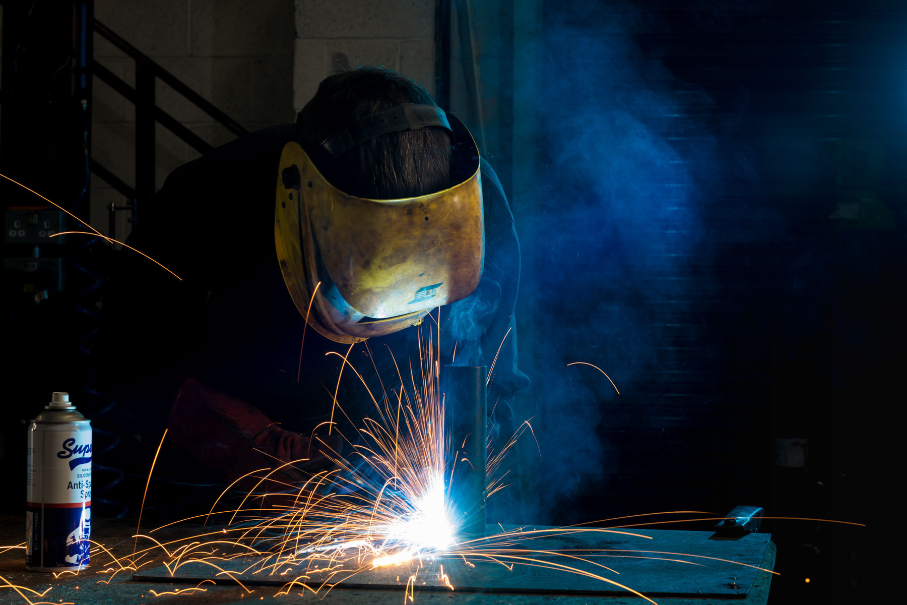 welder at work welder at work. Industrial photography